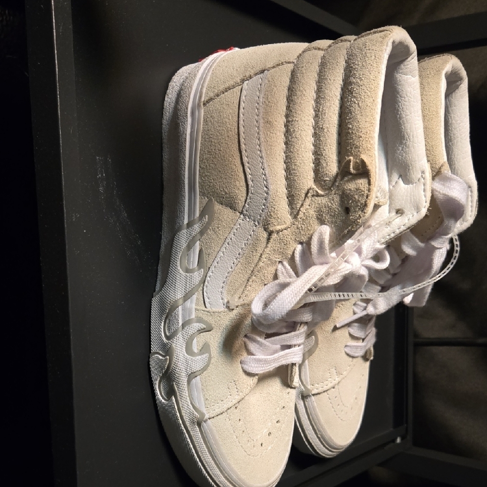 Vans Off-White High-Top Sneakers - Picture 4 of 4